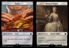 Food (27) // Human Noble (7) Token - Foil